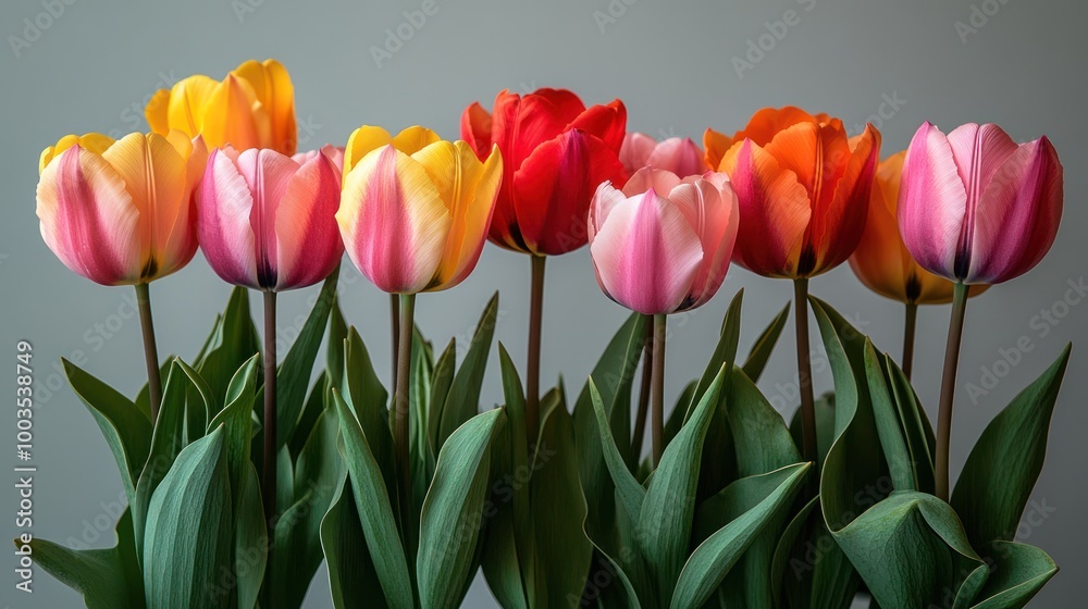 Colorful Tulips Bouquet Colorful Tulips Bouquet
