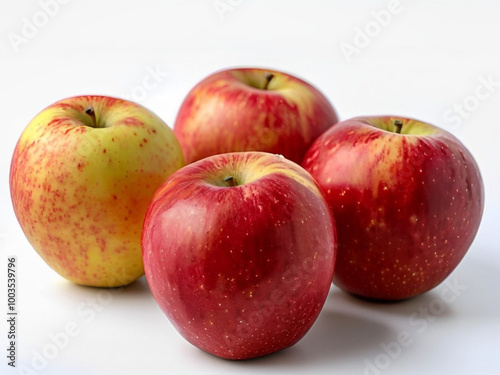 red and green apples