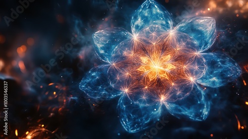 Abstract Flower of Light