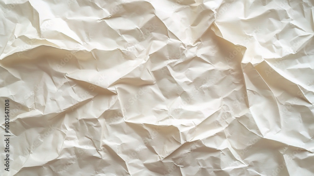 Obraz premium Crumpled Paper Texture for Background Use