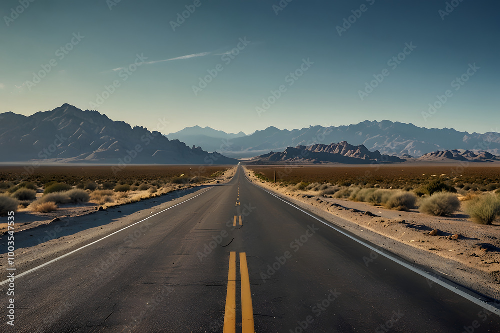 Fototapeta premium road in the desert