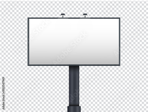 horizontal billboard mockup