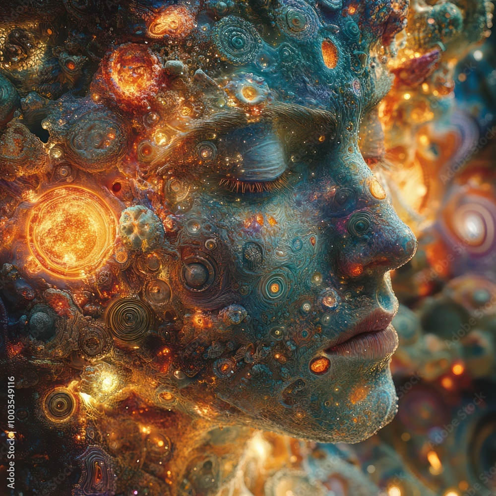 Cosmic Portrait: A Tapestry of Stars and Dreams Cosmic Portrait: A Tapestry of Stars and Dreams