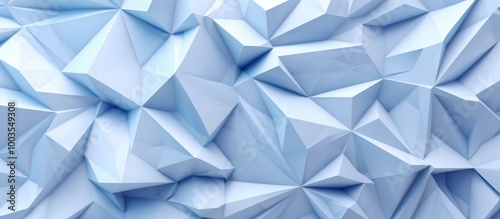 Abstract Blue Geometric Pattern