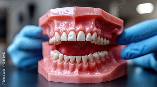 Wallpaper Mural Dental model, teeth, educational tool, dental implant Torontodigital.ca