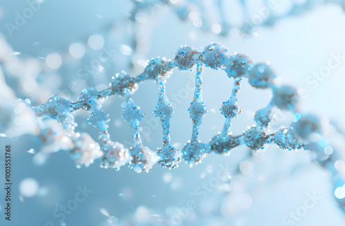 A crystal clear 3D model of DNA