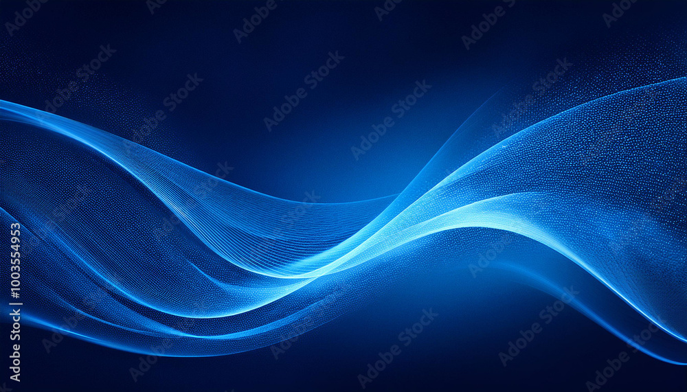 Futuristic digital art featuring a flowing, particle-filled blue wave.
Futuristic digital art featuring a flowing, particle-filled blue wave.