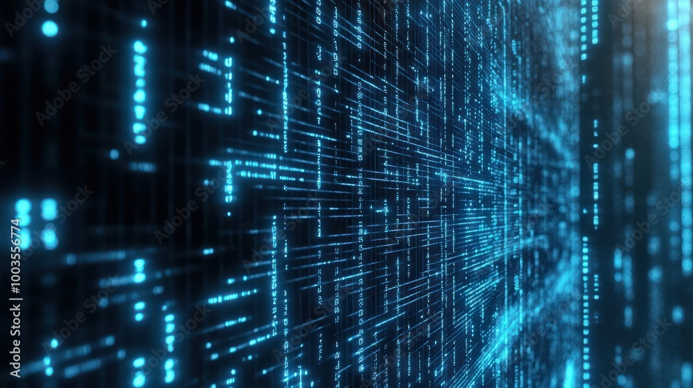 streaming binary code background. Digital binary data. Random Parts of Program Code. Digital Data Technology Concept. streaming binary code background. Digital binary data. Random Parts of Program Code. Digital Data Technology Concept.
