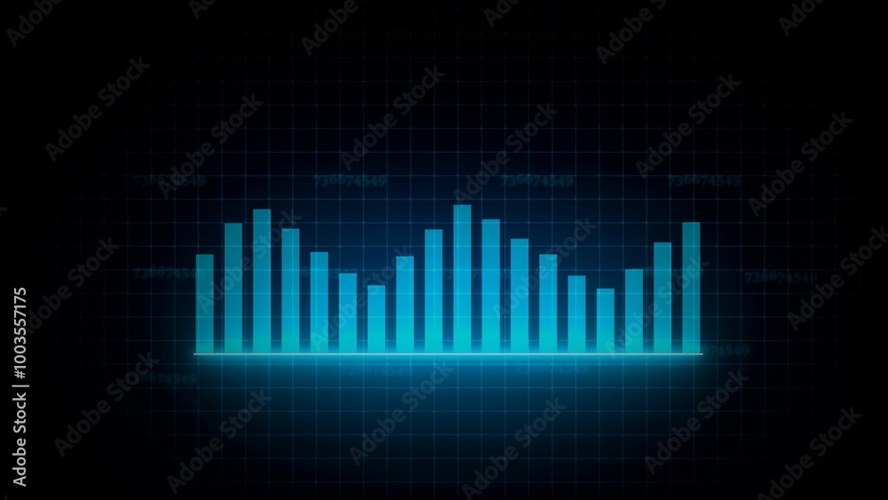 tech business graph illustration concept tech business graph illustration concept