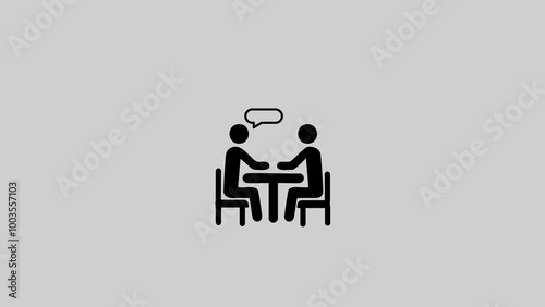 Two man communication discus personal subject