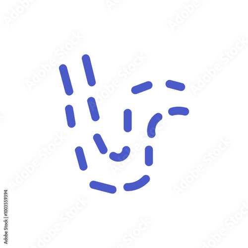 Dotted Line Abstract