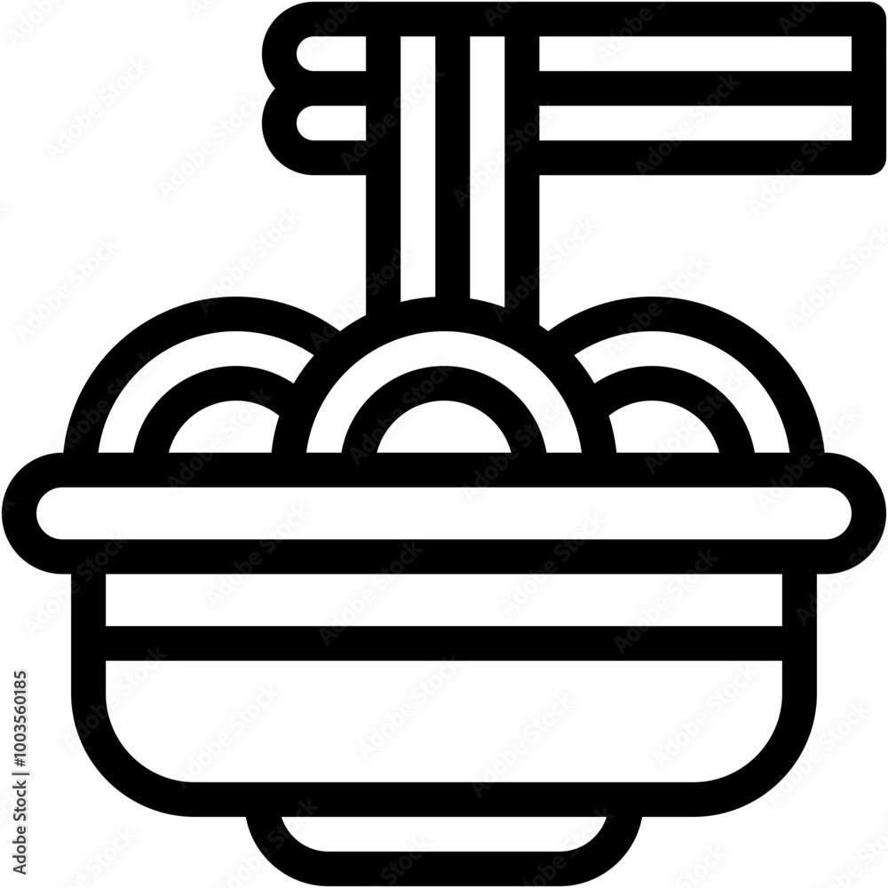 Vector Icon Noodles, Food, Spaghetti, Italian Food, Pasta, Food And Restaurant Vector Icon Noodles, Food, Spaghetti, Italian Food, Pasta, Food And Restaurant