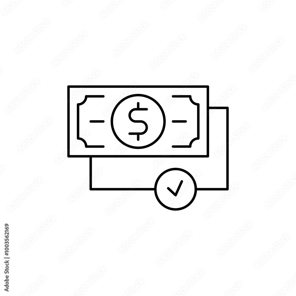 Money deal icon Money deal icon