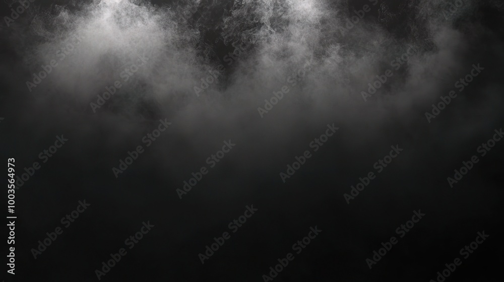 Dark Fog with Light Highlights in Background Dark Fog with Light Highlights in Background