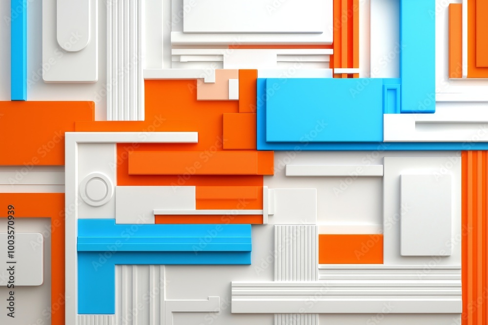 Abstract geometric shapes forming an intriguing pattern on a building facade. Concept of architectural design and urban aesthetics. Stock. Abstract geometric shapes forming an intriguing pattern on a building facade. Concept of architectural design and urban aesthetics. Stock.