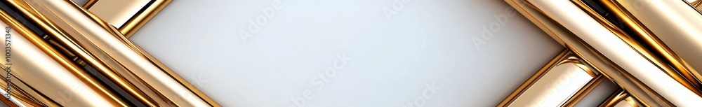 Fototapeta premium Element of geometric abstract design in gold, abstract background design in gold