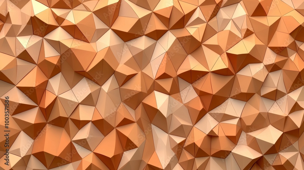 Geometric abstract background in orange Geometric abstract background in orange