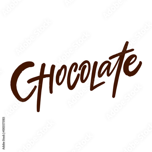 Indulge in this Delicious Chocolate Text Design Perfect for Numerous Creative Projects