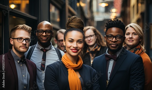 Group of People Standing Together