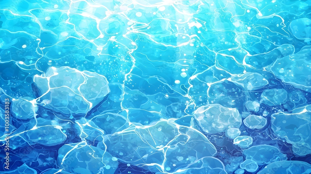 Blue Water Ripples Texture Blue Water Ripples Texture