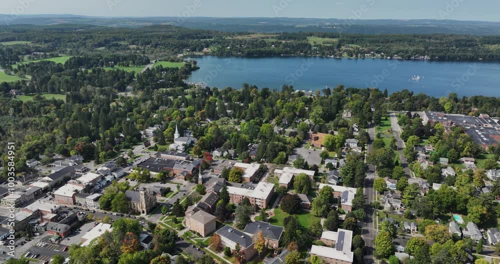 Aerial video of Cazenovia Lake and Village of Cazenovia, Madison County, New York, September 2024. Aerial video of Cazenovia Lake and Village of Cazenovia, Madison County, New York, September 2024.