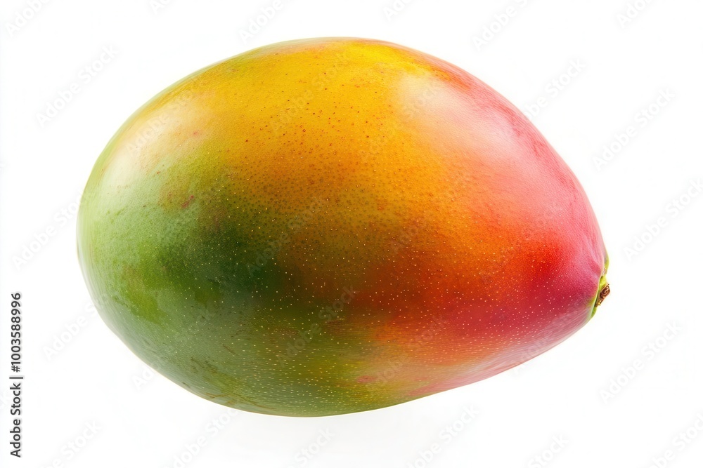 Ripe mango on white isolated background. Ripe mango on white isolated background.