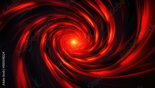 Wallpaper Mural Red swirling moving tunnel on black background, seamless loop. Animation. Abstract colorful animation of a tunnel rotating endlessly Torontodigital.ca