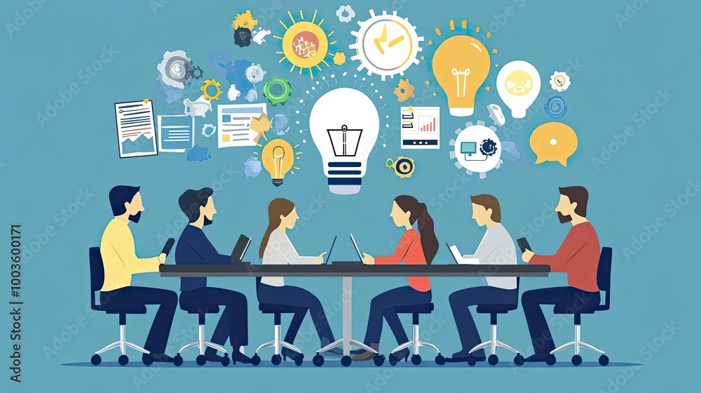 Brainstorming Session with a Team of Professionals Brainstorming Session with a Team of Professionals