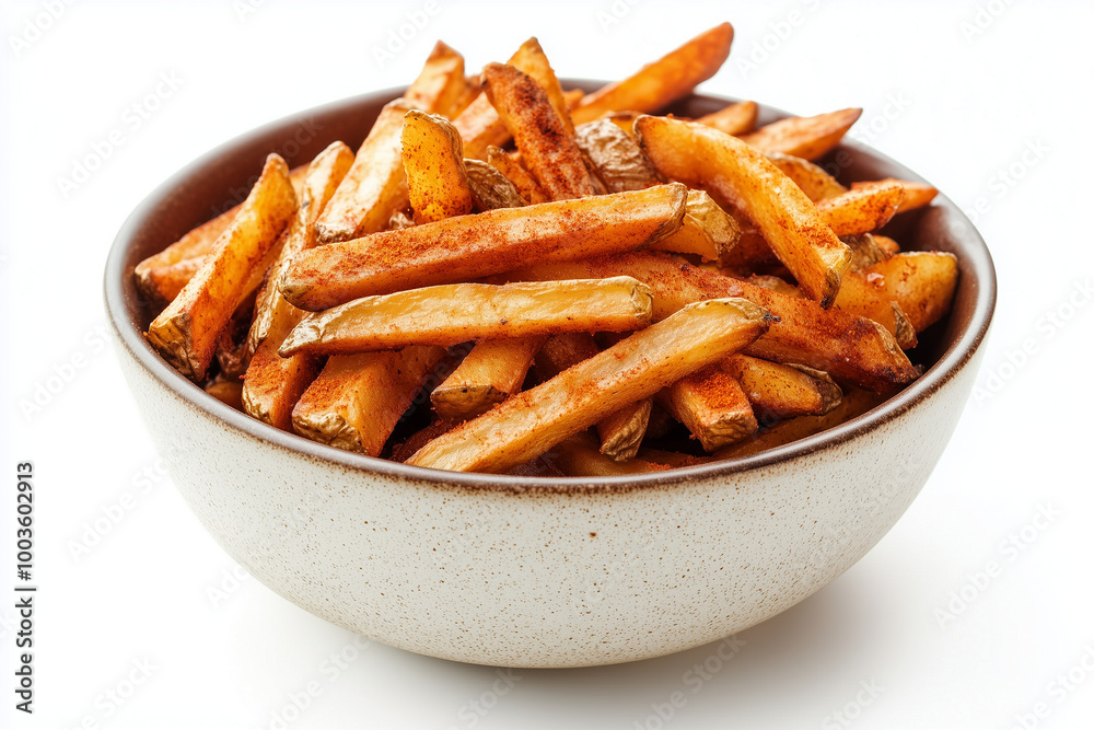 Gourmet Snack Reinvented: Thick-Cut Fries with a Sprinkling of Smoked Sea Salt Gourmet Snack Reinvented: Thick-Cut Fries with a Sprinkling of Smoked Sea Salt