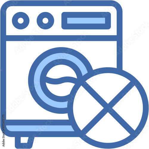 Vector Icon Not Wash, Do Not Wash, Washing, Wash, Shapes And Symbols