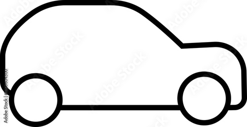 electric eco car vector icons, isolated on transparent background. Charging station. electric ecological transport concept. Electrical automobile cable electric car flat icon used as web, mobile, ui