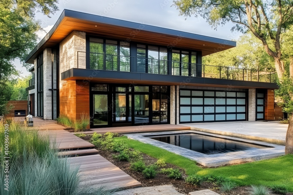 Architectural features of a house in the open air. Architectural features of a house in the open air.