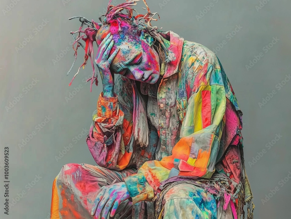 Fototapeta premium Hyper human emotion