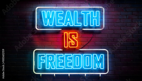 Wealth is freedom