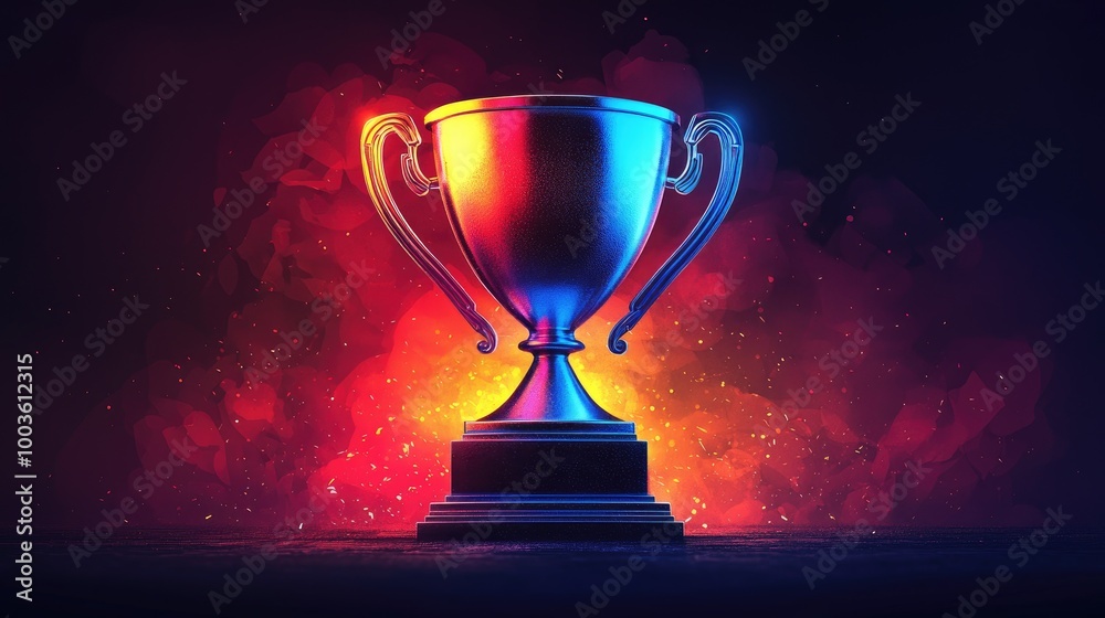 Gradient gold ribbon award badge icon for an appliance device trophy. Gradient gold ribbon award badge icon for an appliance device trophy.