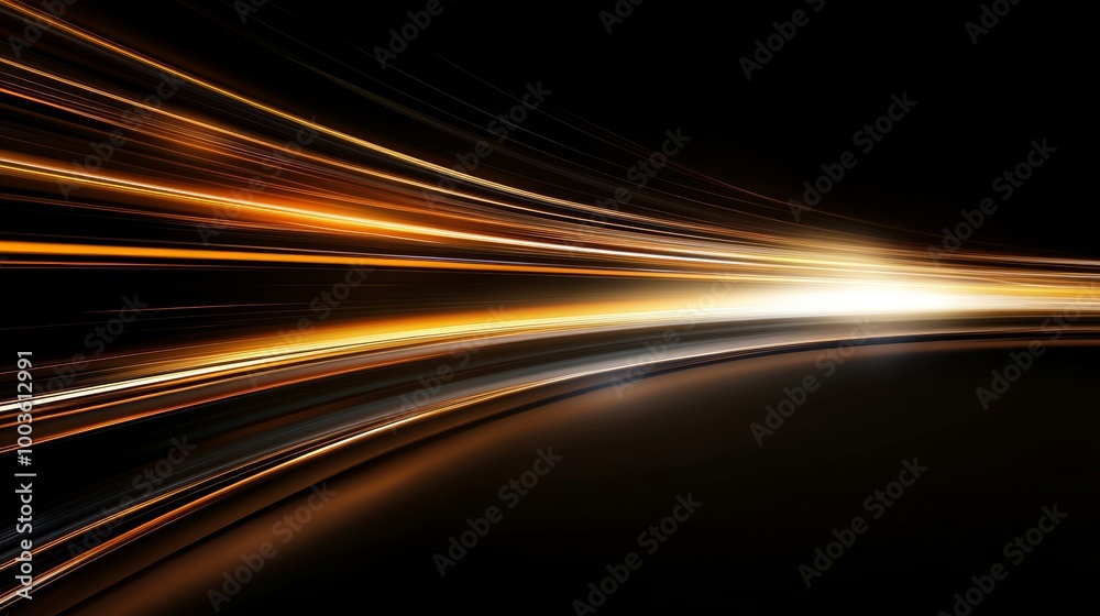 Abstract motion blurred lines and curves on a dark background, showcasing dynamic light trails created by LED lighting for artistic and modern design applications Abstract motion blurred lines and curves on a dark background, showcasing dynamic light trails created by LED lighting for artistic and modern design applications
