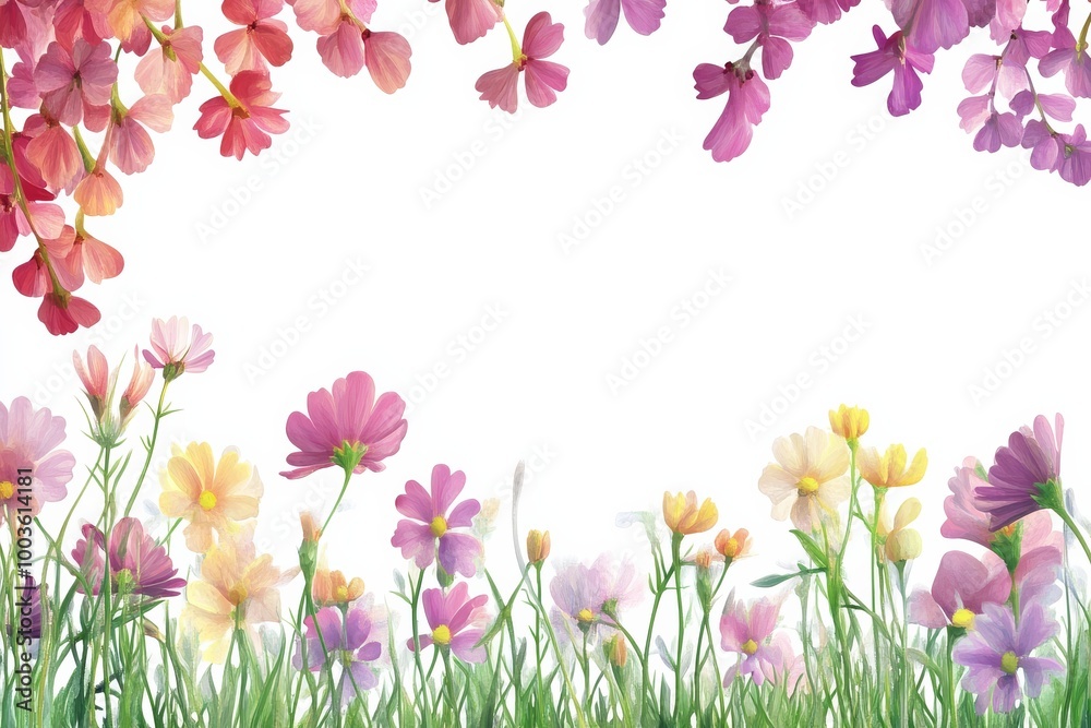 Spring-themed PNG backgrounds featuring flowers in a natural setting. Spring-themed PNG backgrounds featuring flowers in a natural setting.