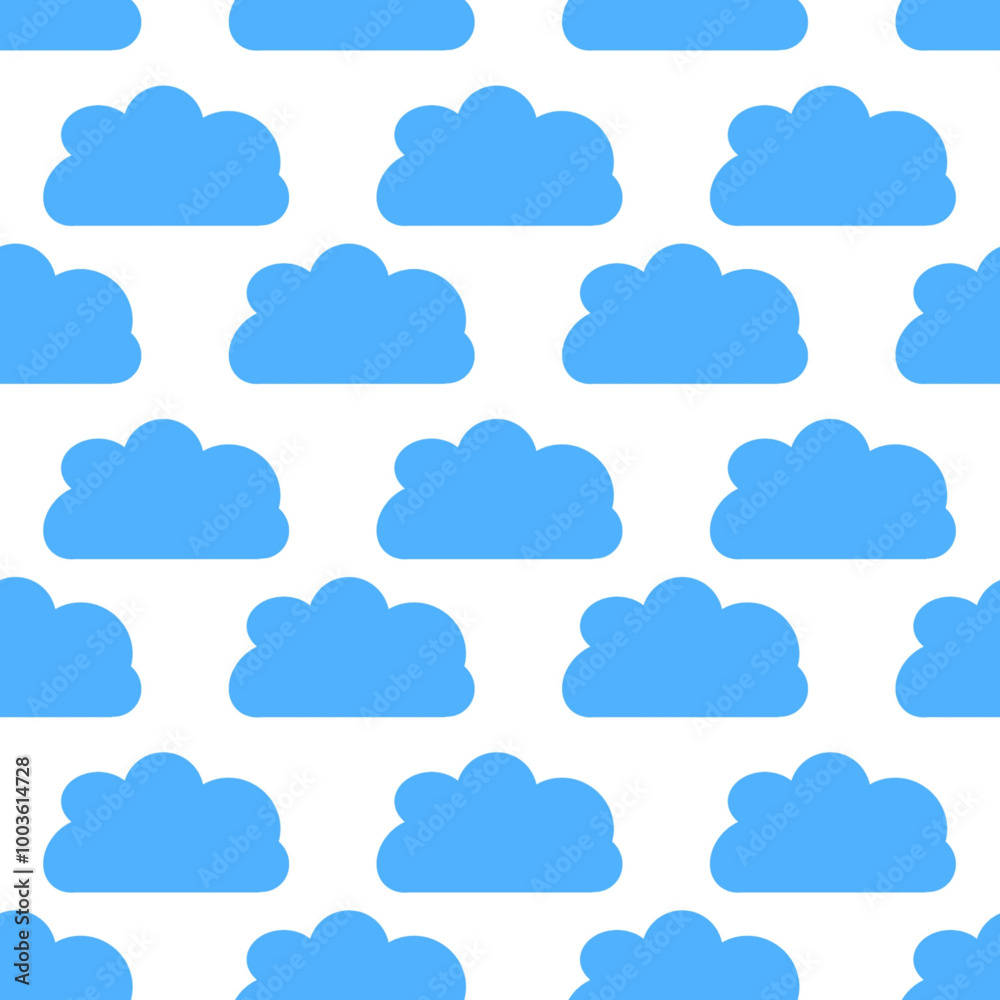 pattern with clouds pattern with clouds