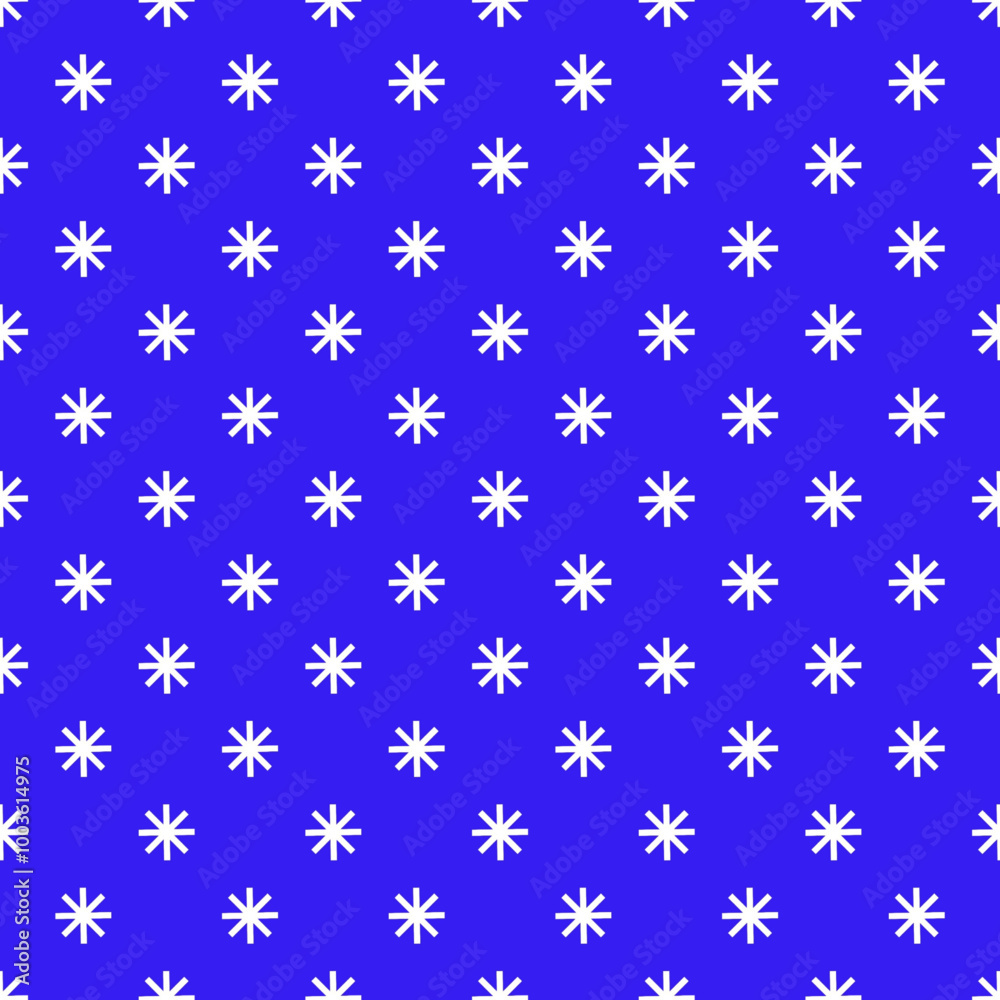 seamless pattern with snowflakes