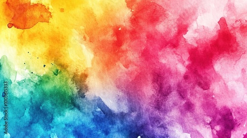 Vibrant Watercolor Abstract Background Design