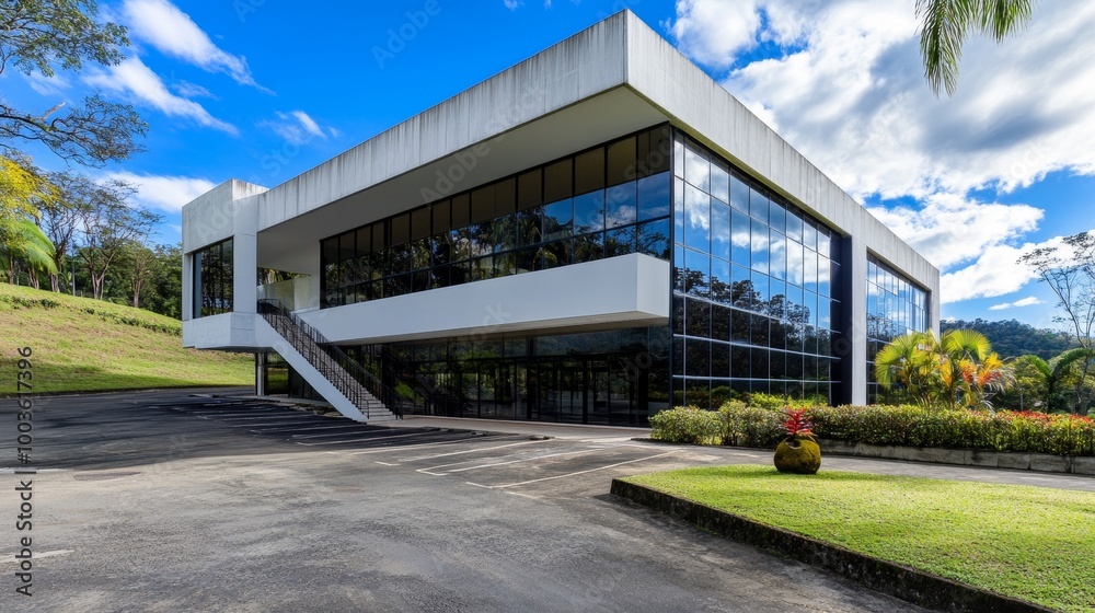 Modern Minimalist Two-Story Villa Design Modern Minimalist Two-Story Villa Design