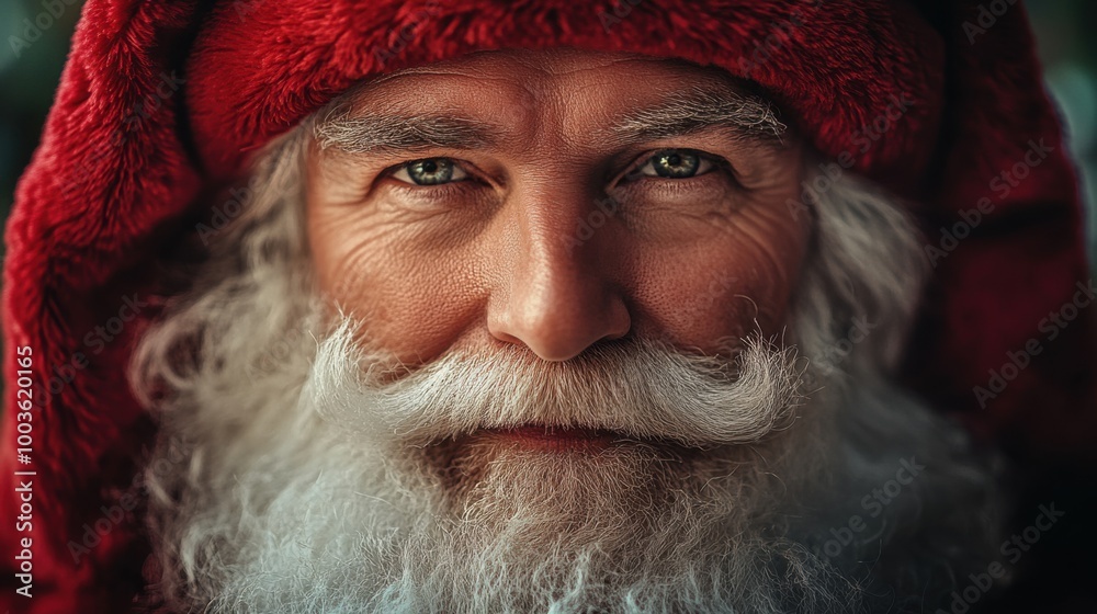 Manga-style Santa close-up, white backdrop, soft red hat and blush, angelic glow, beautiful and minimal composition. Manga-style Santa close-up, white backdrop, soft red hat and blush, angelic glow, beautiful and minimal composition.