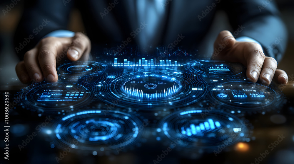 A Businessman is Holding a Digital Icon of a Growth Graph, Representing Success, Innovation, and Future Business Opportunities in the Digital Era
A Businessman is Holding a Digital Icon of a Growth Graph, Representing Success, Innovation, and Future Business Opportunities in the Digital Era
