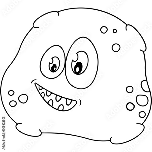 Cartoon Bacteria Icon