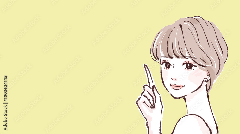 女性・女の子のイラスト素材 女性・女の子のイラスト素材