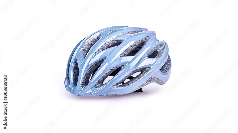 A bicycle helmet on solid white background, single object A bicycle helmet on solid white background, single object