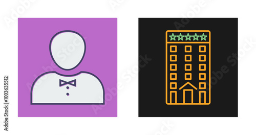 Waiter Vector Icon