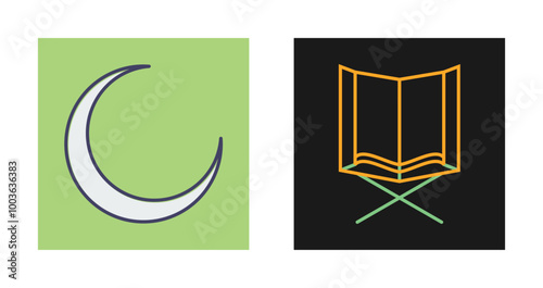 New Moon Vector Icon