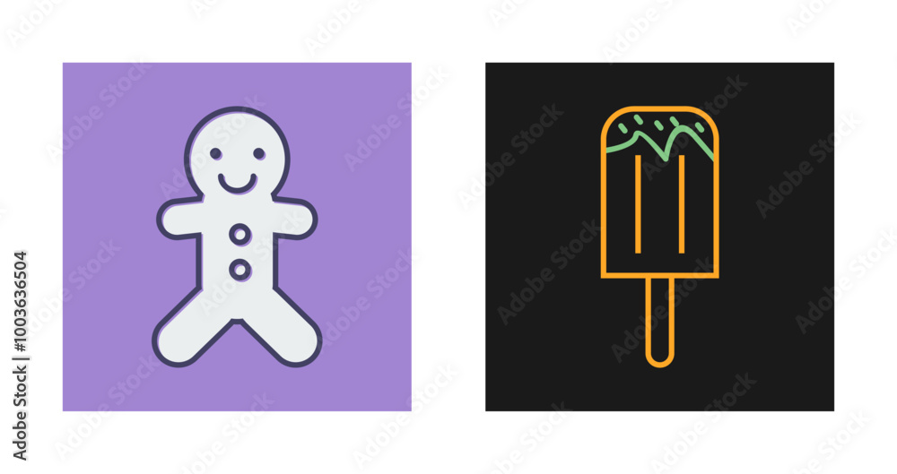 Ginger Bread Vector Icon Ginger Bread Vector Icon