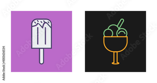 Ice lolly Vector Icon